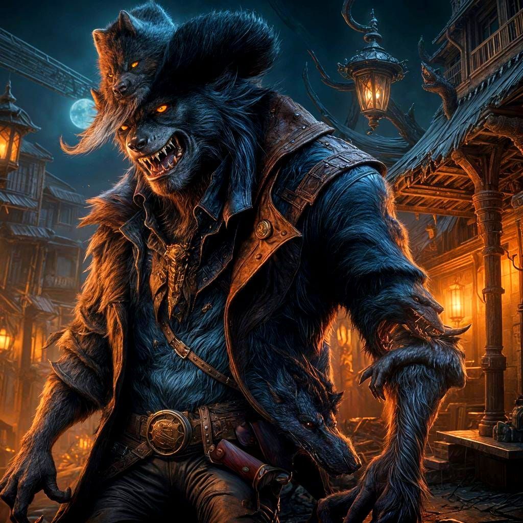 Werewolf cowboy
