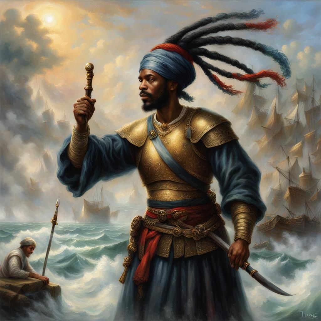 Black Moors Clash with Christopher Columbus