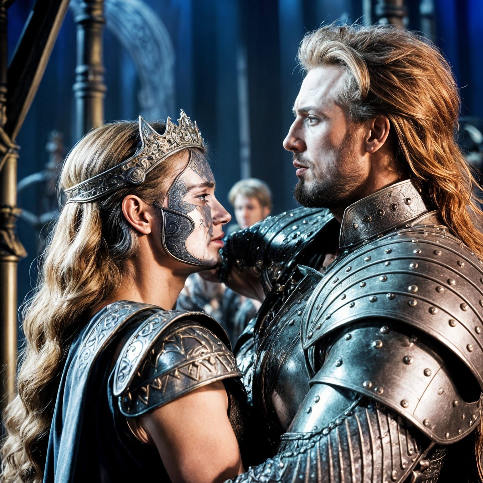 Siegfried and Brunhilde's Tender Embrace