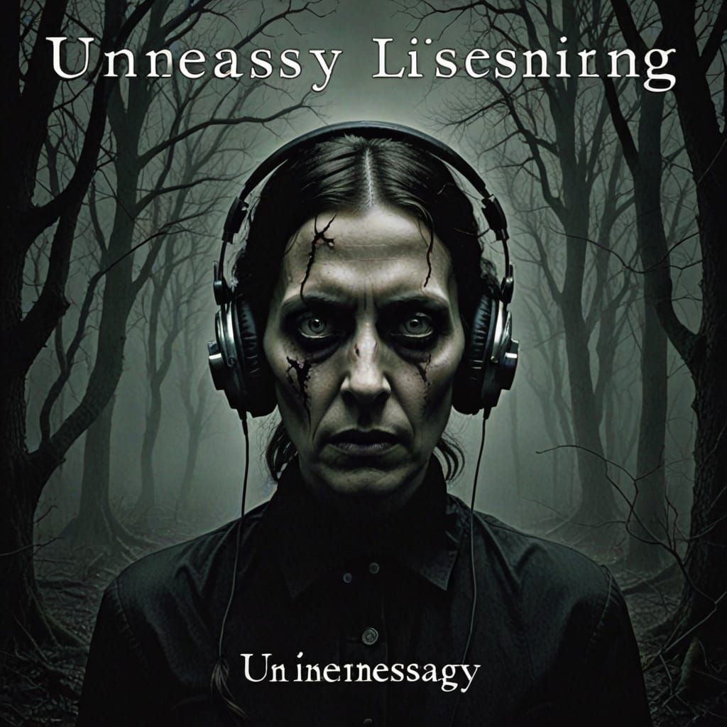 Eerie Album Cover Art for Uneasy Listening