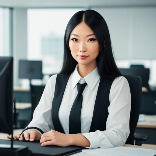 Businesswoman in Modern Office: Professional Photography