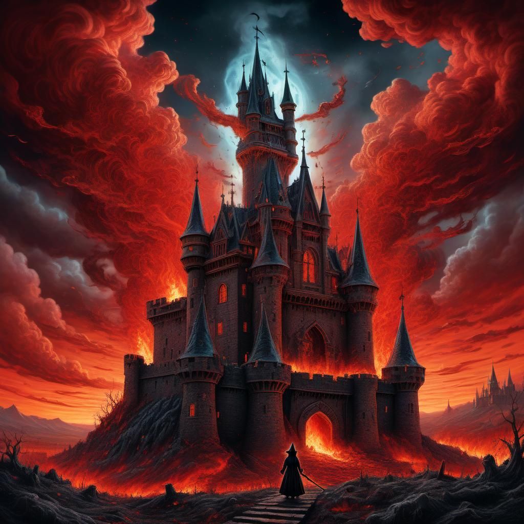 Witch Burns Castle: Hyperrealistic Horror in Mixed Media