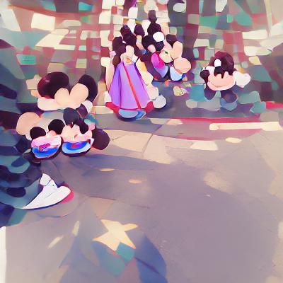 Cyberpunk Cityscape with Neon Lights and Flying Cars