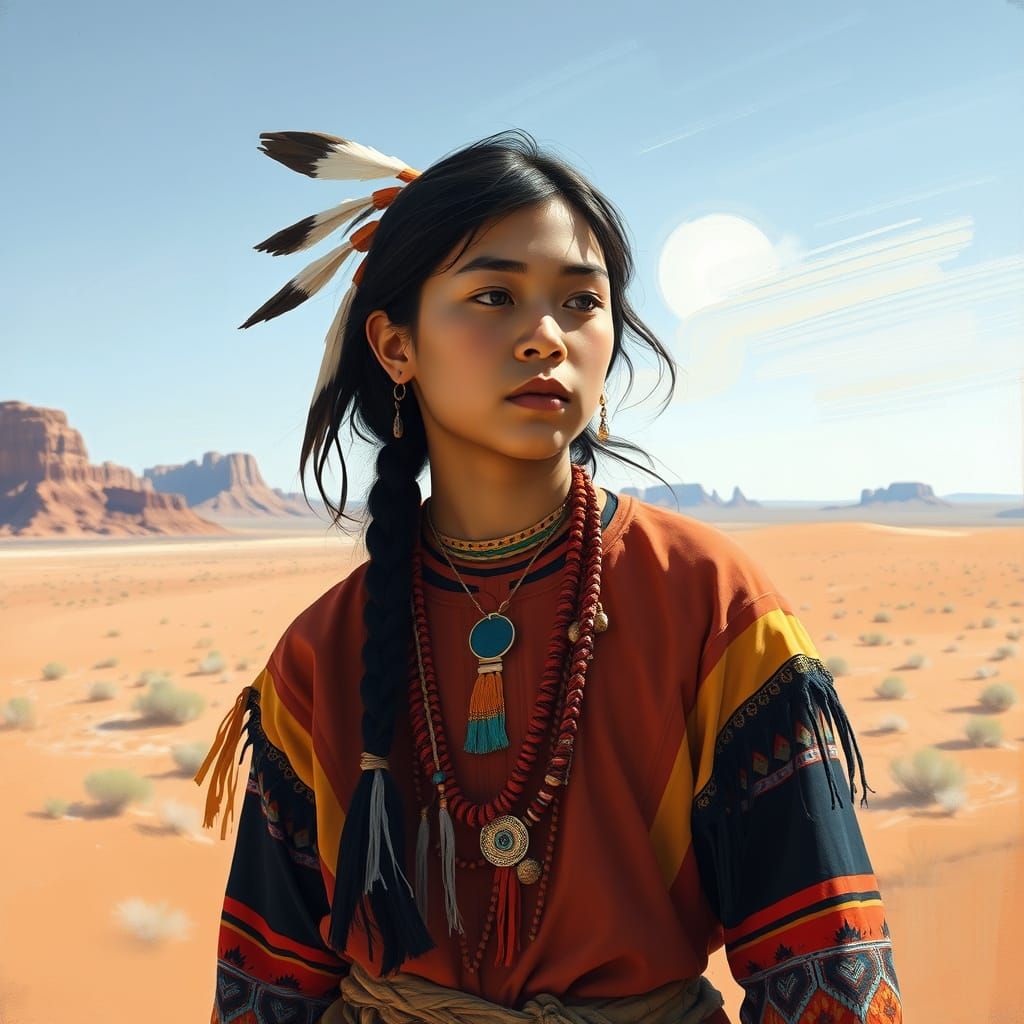 A Navajo Youth Embracing Two-Spirit Identity in the Desert