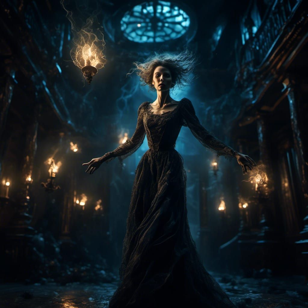 Ectoplasmic Banshee in Haunted Hotel, Hyperreal