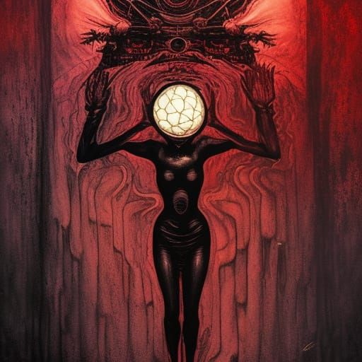 Lilith and the Black Saturn Cube: Inkpunk Masterpiece