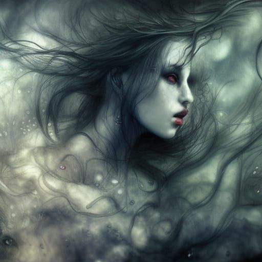 Mystic Friendly Monster in Vibrant Artistic Style