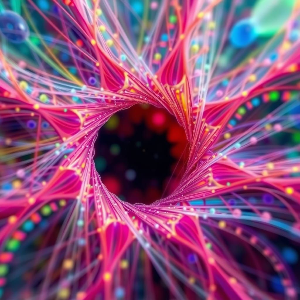 Ethereal Fauvist Fractal Tapestry