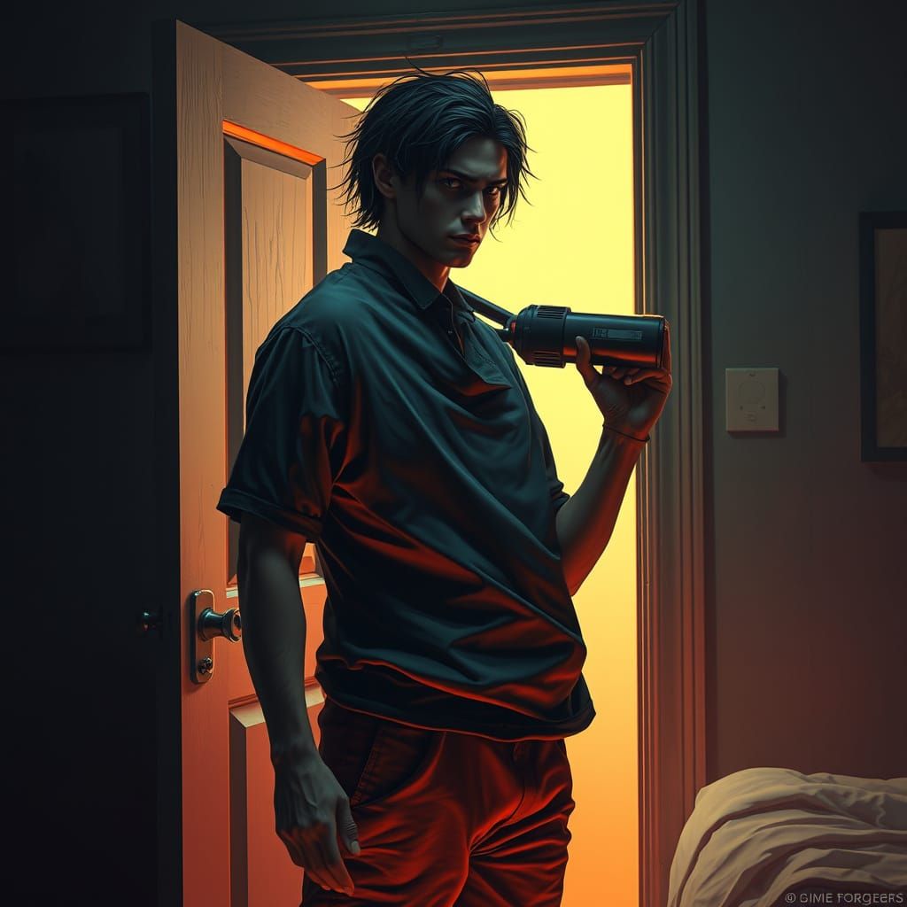 Mysterious Figure in Ornate, Hyperdetailed Portrait