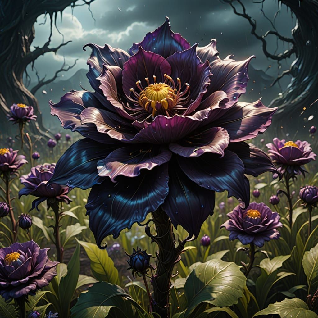 Tornadobloom: A Magical Flower in a Tornado