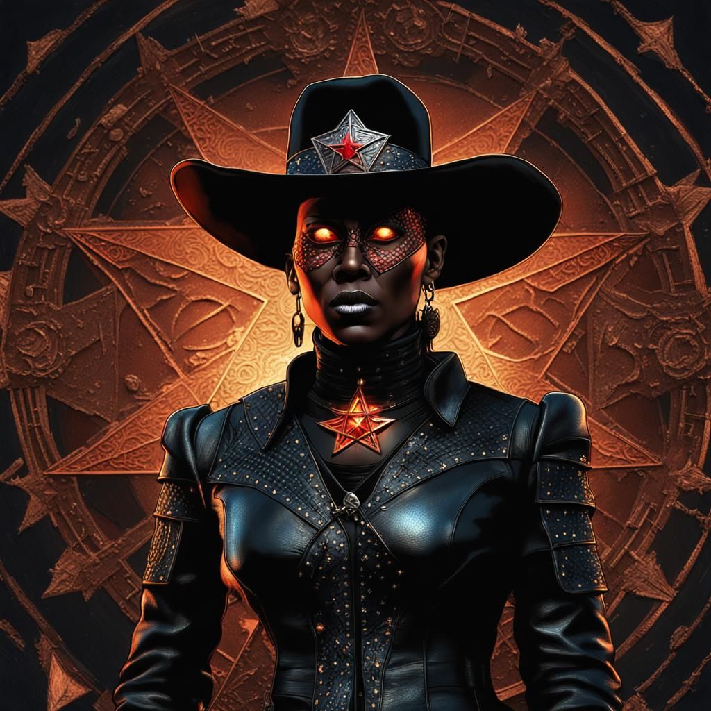 Pinhead Reimagined as Wild West Cowgirl
