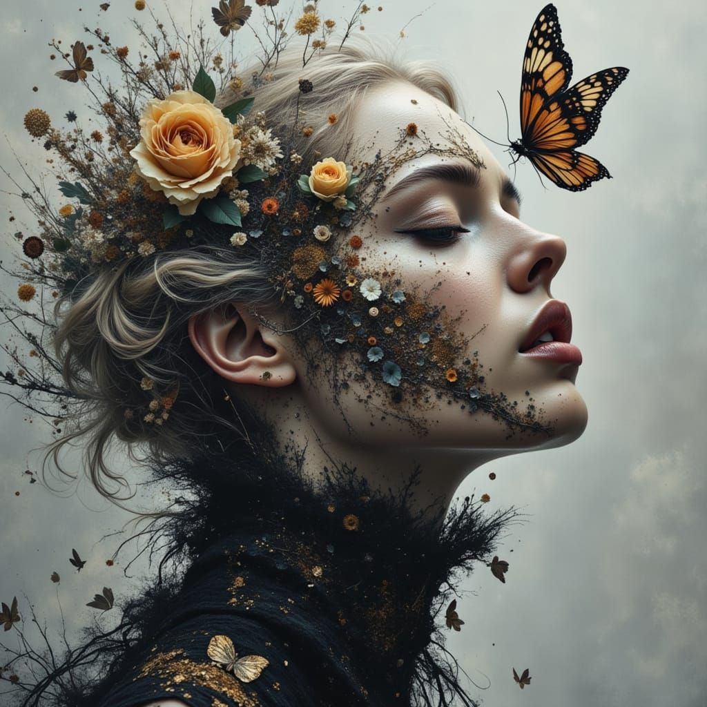 Ethereal Dystopian Dreamscape