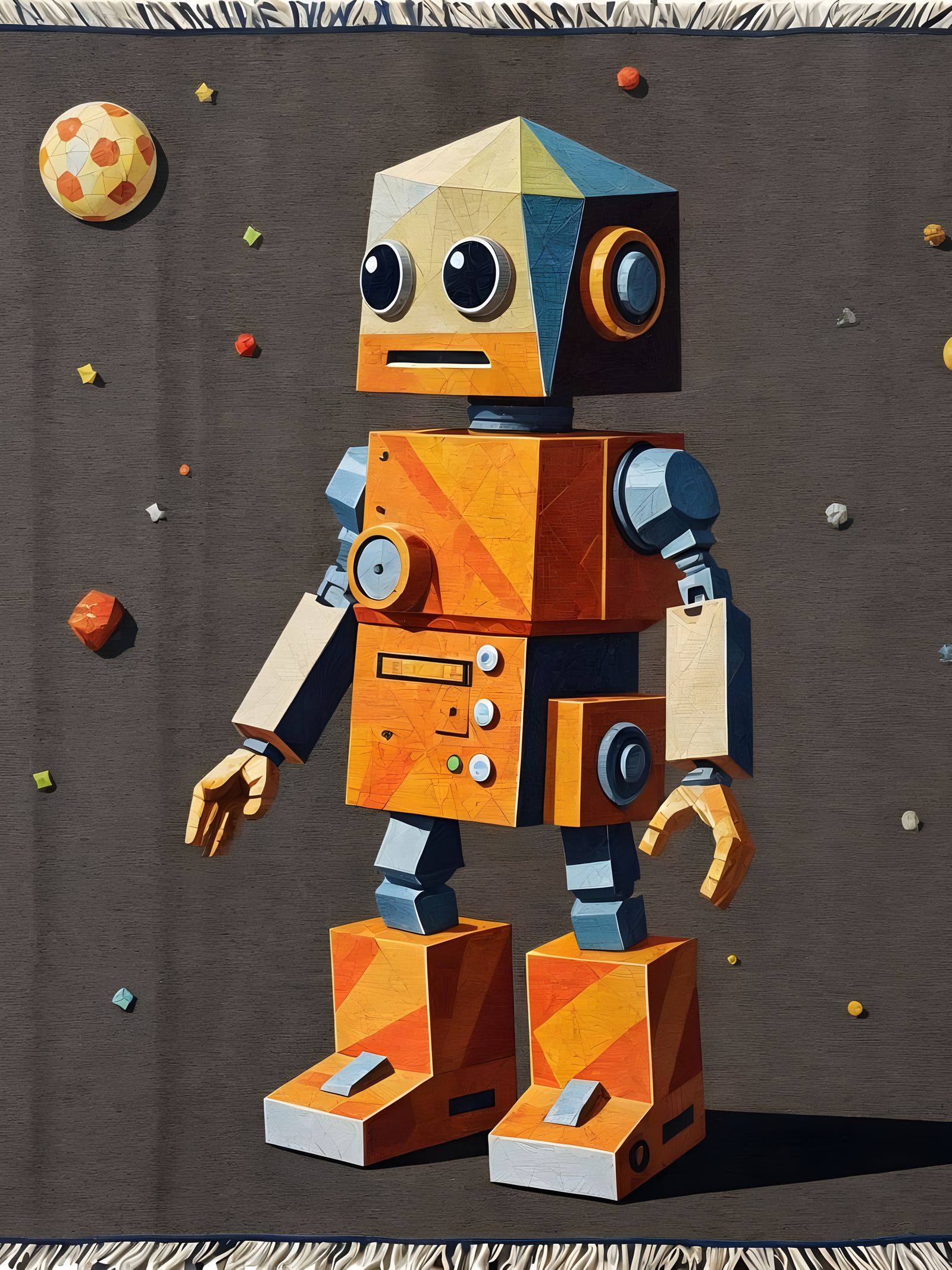 PRT Prompt: Polyhedral Robot Tapestry