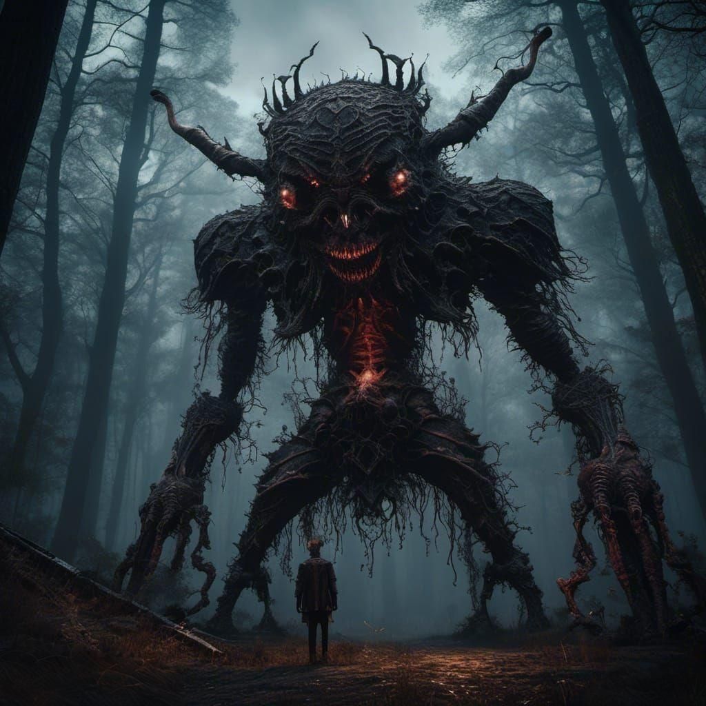 Horrifying Stitched Abomination with Menacing Look