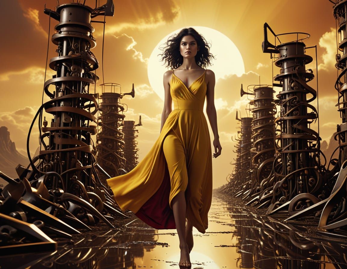 Surrealist Vixen Embarks on a Dreamlike Journey through a De...