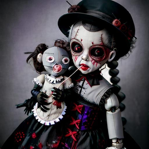 Creepy Cute Dissection of a Fabric Doll