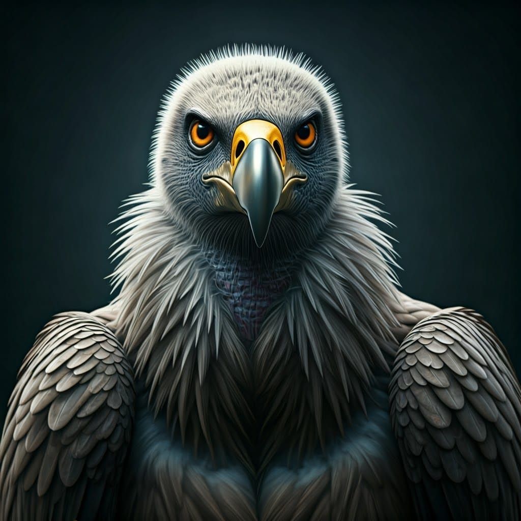 Fester the Vulture: Halloween's Fierce Night Hunter