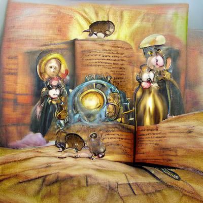 Steampunk Mice: A Storybook Trinity in 8K