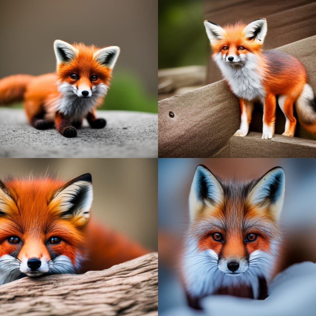 Pocket Fox Pet: Cute and Fuzzy Photo