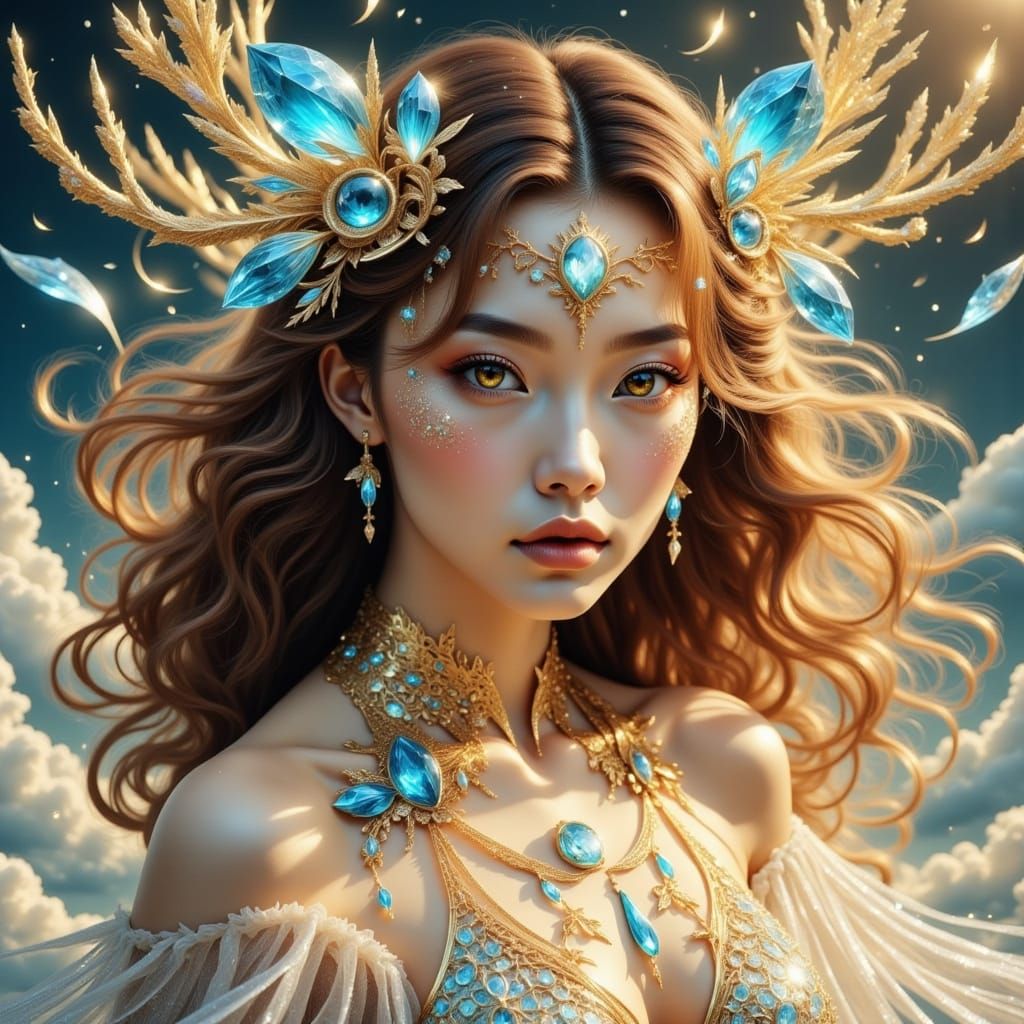 Golden Goddess of Celestial Dreams