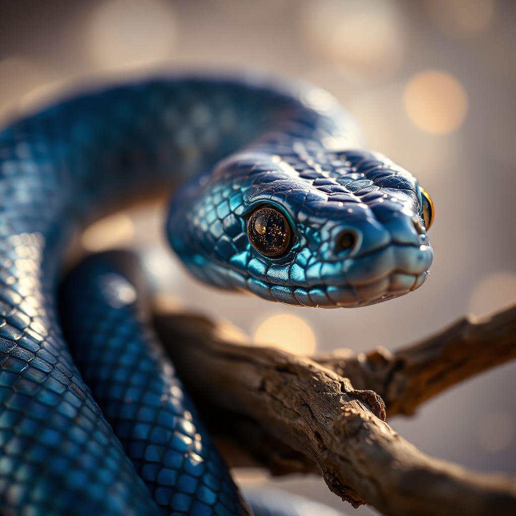 blue snake