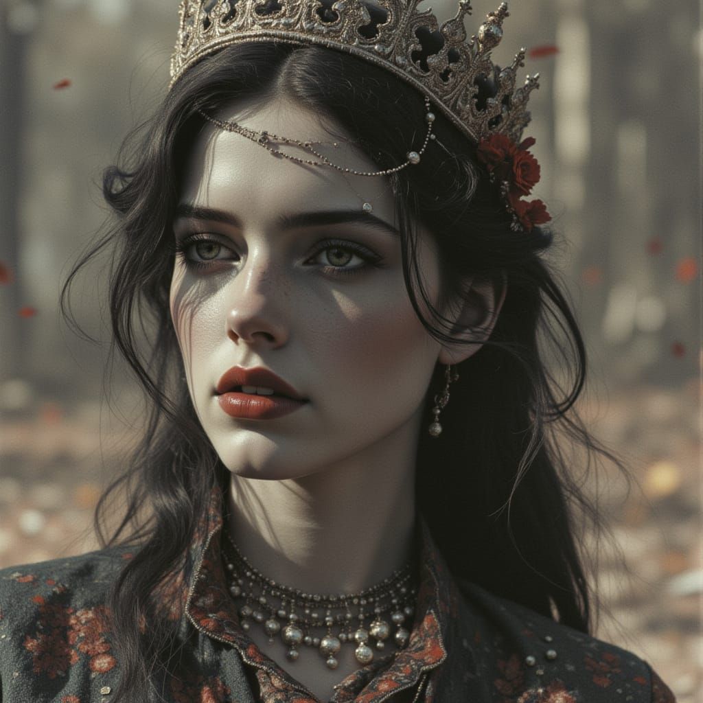 Angst Prince in Dreamlike Fresco Style