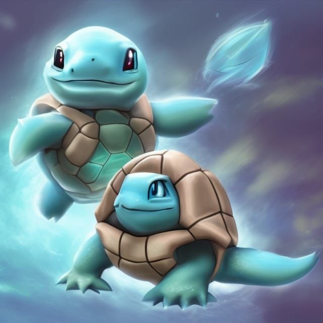 squirtle, evolution ,water type, turtle like pokemon,all time rare, starterpokemon, of ultimate collection Epic cinemati...