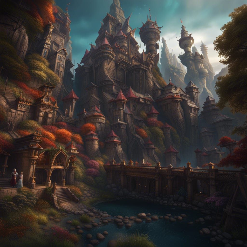 Detailed Matte Painting of Girimehkala