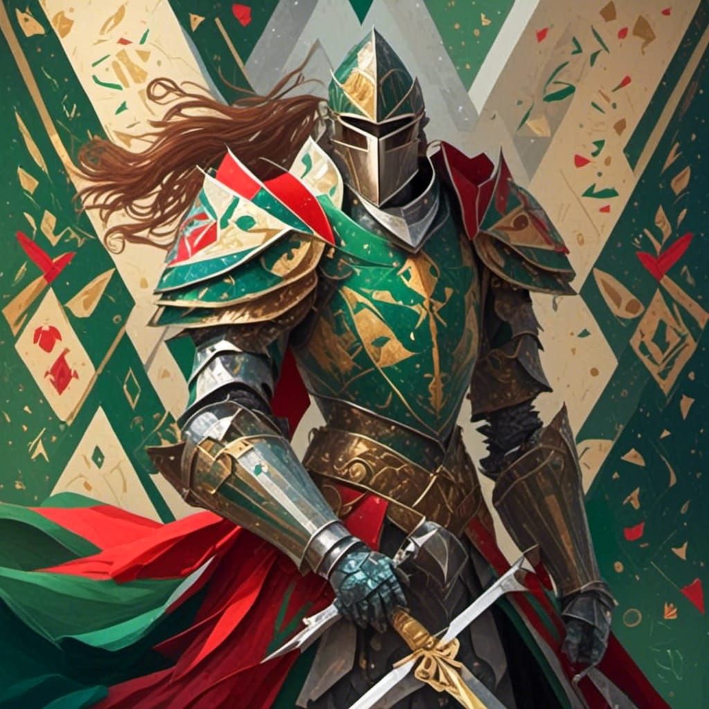 Armored Knight Generated From Text Prompt