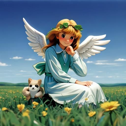 Earth Day Angel Digital Painting