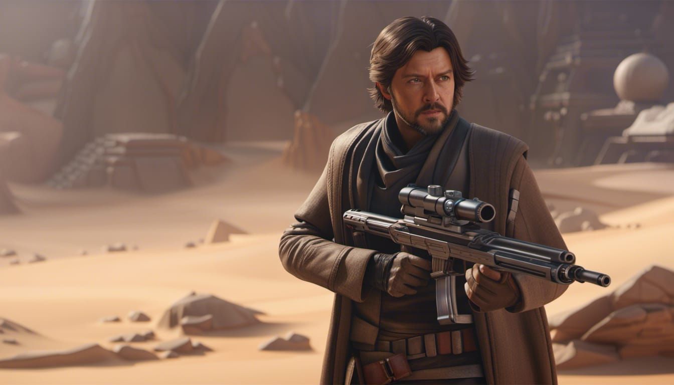 Cassian Andor Photorealistic Star Wars Character