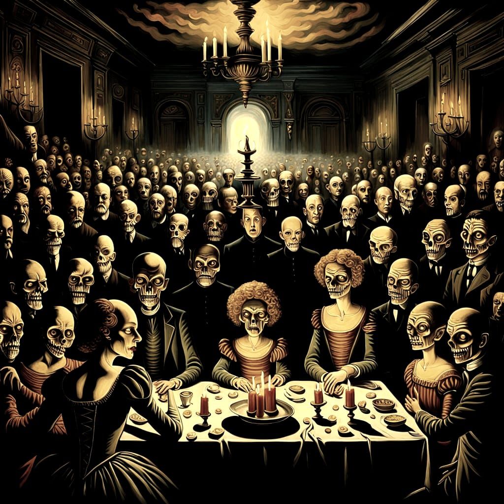 As the clock strikes midnight, the masks come off but the ho...