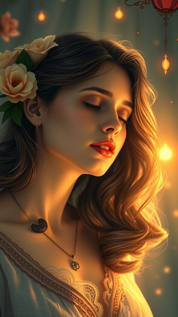 Ethereal Beauty in Soft Golden Light