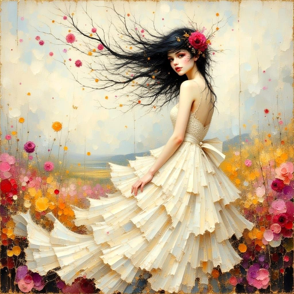 Ethereal Impressionistic Landscape in Monet Style