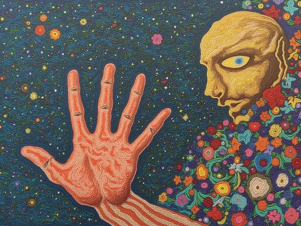 Surrealist Artist in Hypnagogic State