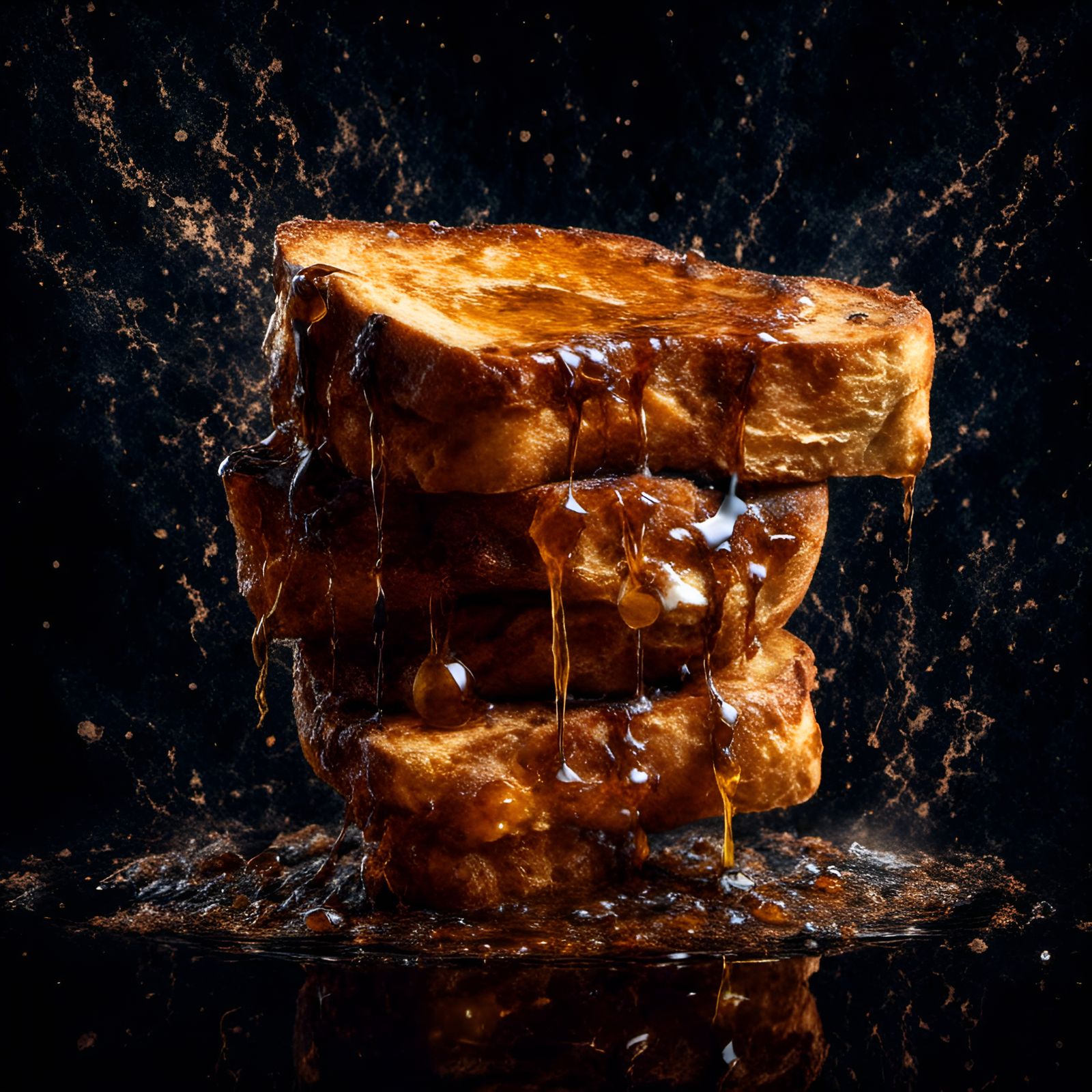 Floating French Toast with Angel Wings