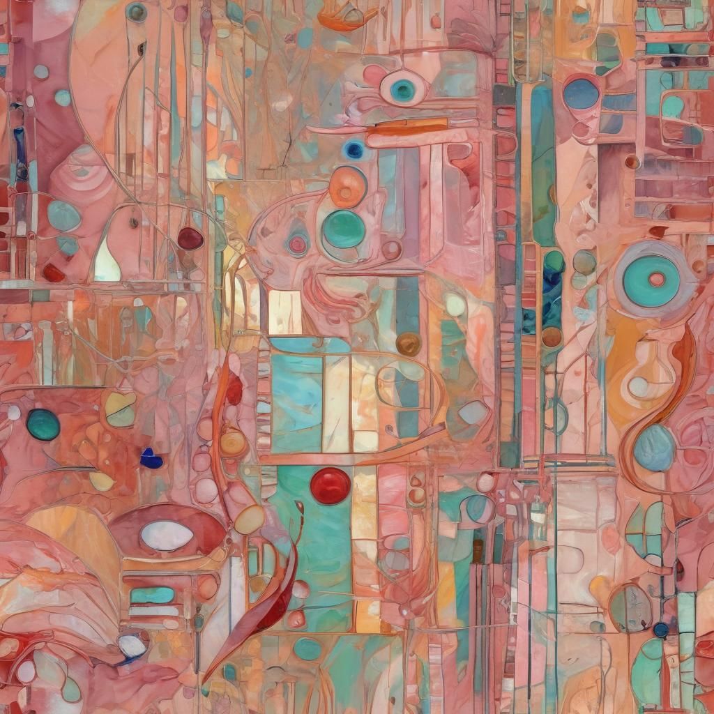 South Beach Art Deco in Oskar Kokoschka Style