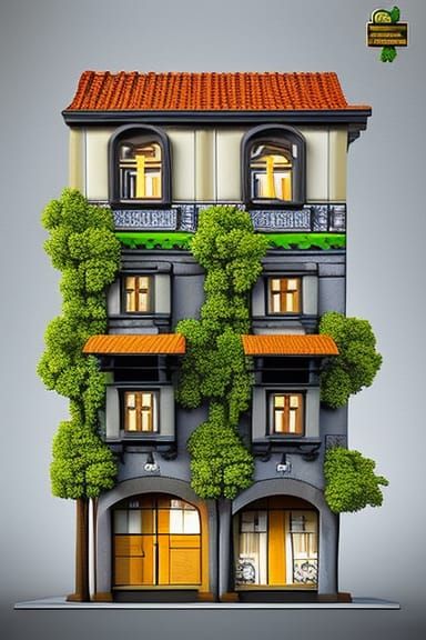 architectural 3D model
