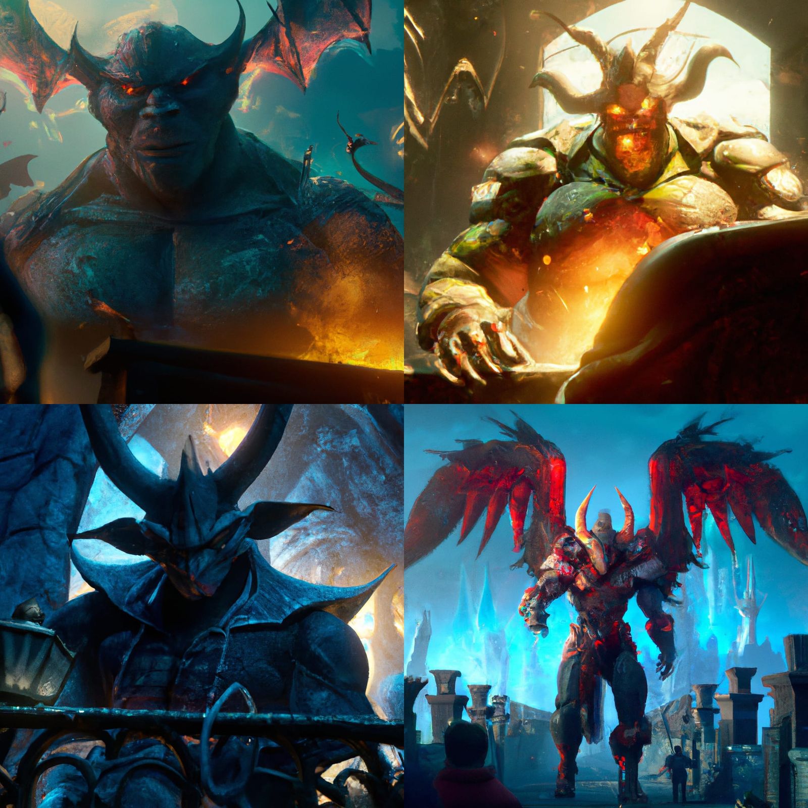 Devil in Dark Fantasy Concept Art