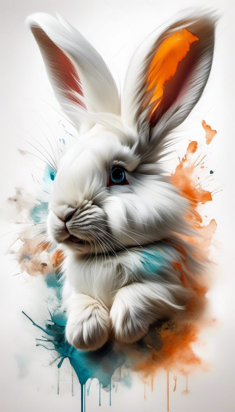 Surreal Double Exposure Portrait in Painterly Style