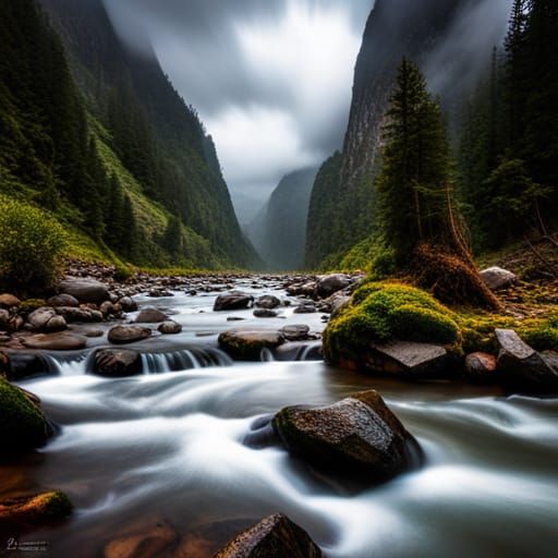 Hyperrealistic River Styx in High Definition