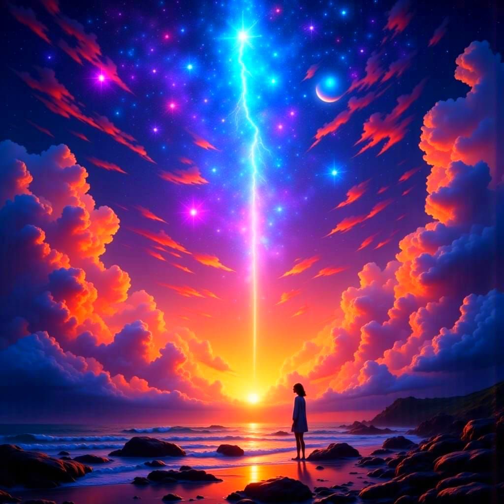 Breathtaking Celestial Wonder Unfolds in Night Sky