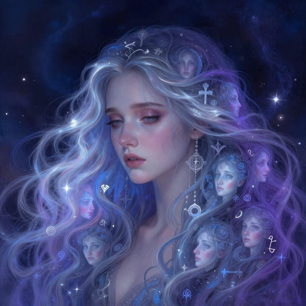 Ethereal Oracle with Spectral Hair