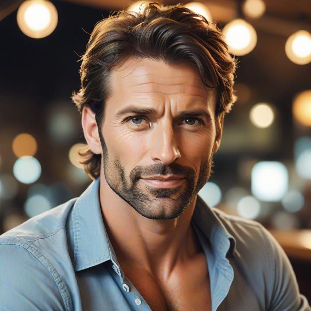 Charming Gentleman in a Vintage Setting