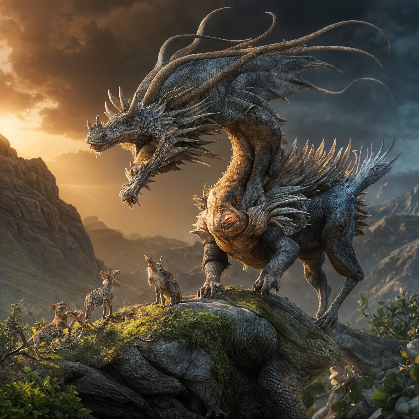 Surreal Restaurant Serving Alien Creatures as Food