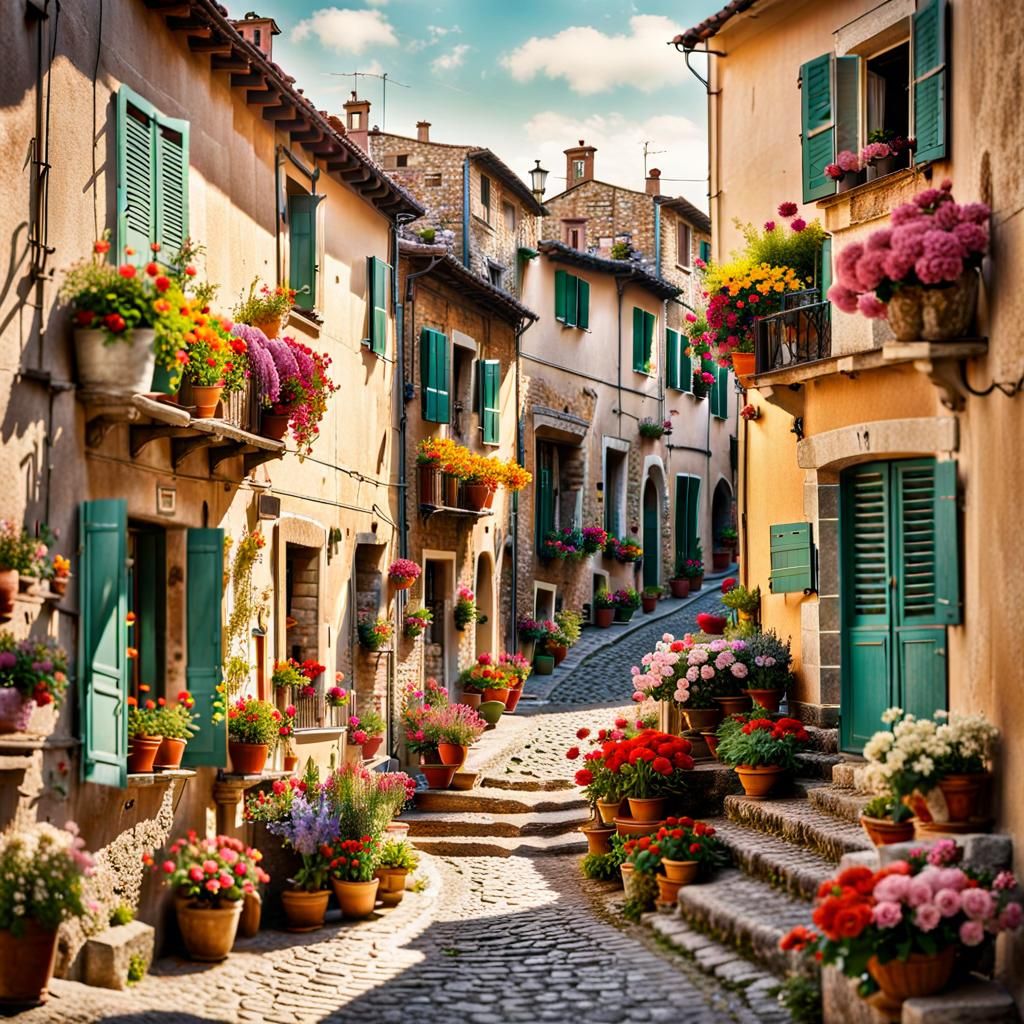 charming French village