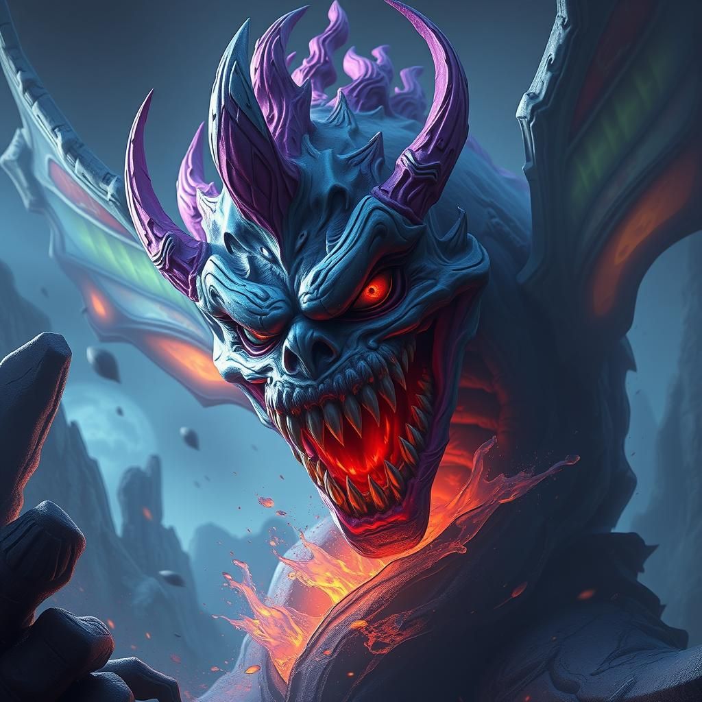 Fantastical Matte Painting in Unreal Engine 5 Style