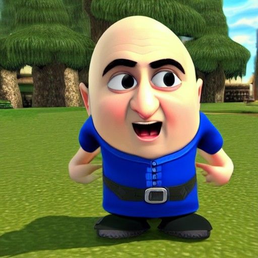 Gru in Nintendo 64 Style Graphics