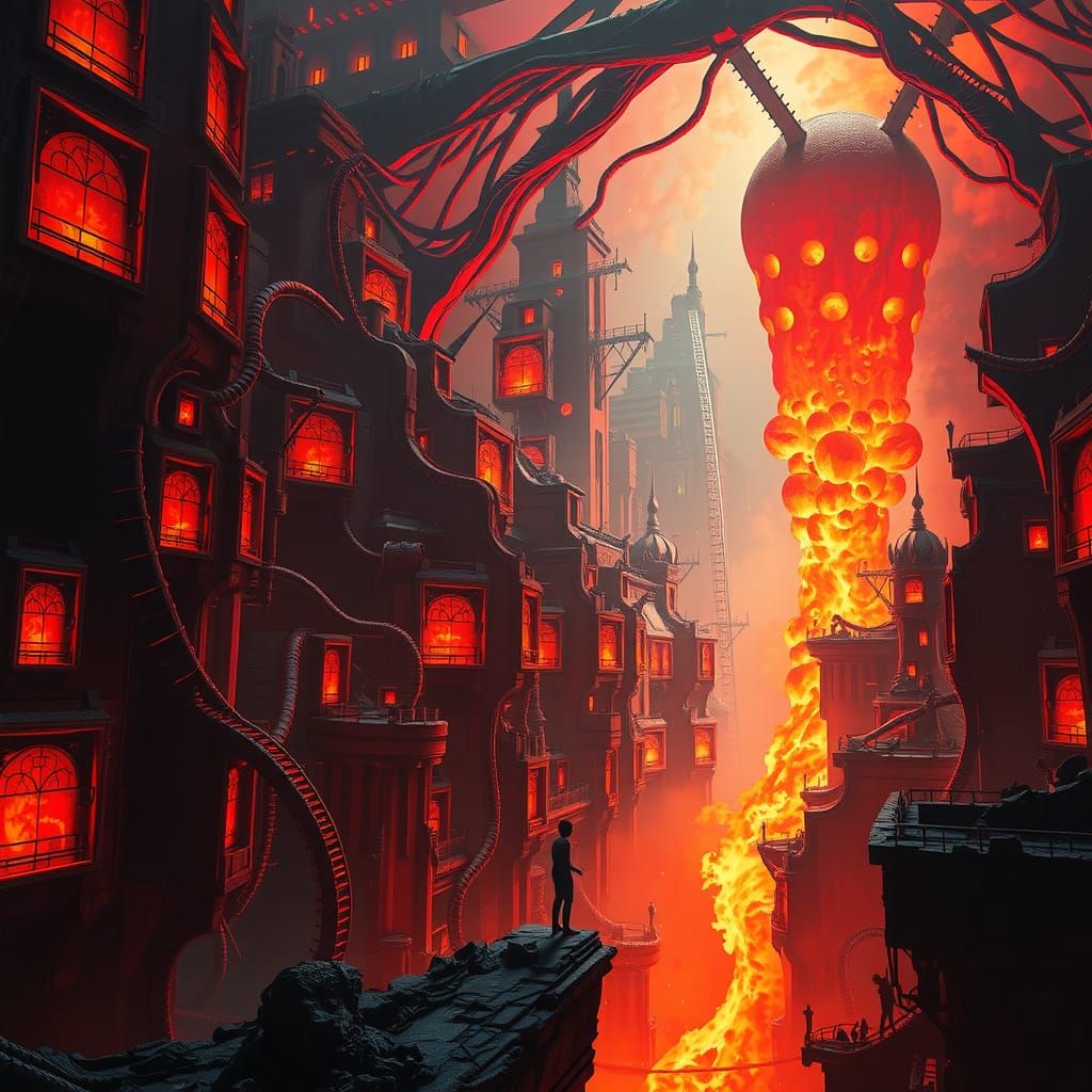 Tormented Soul Descends into Hellscape