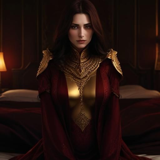 Striking Nyarlathotep Female Version in Digital Art